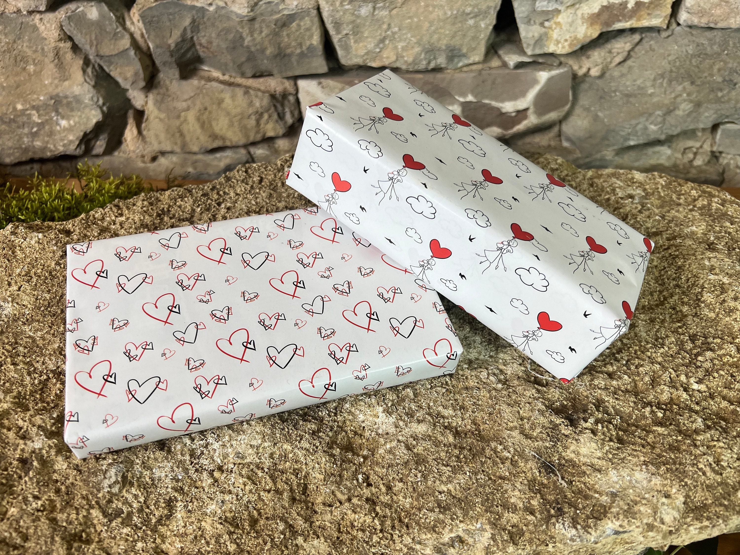 Voss Wedding Gift Wrapping Paper and Bow Set Neutral Christmas Wrapping Paper Valentine's Day Wrapping Paper Colorful Gift Wrapping Paper Holiday Party