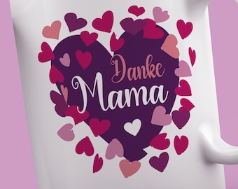 Christmas mug, THANK YOU MOM, coffee mug with saying, gift for mother, best mom, Mother's Day coffee mug, office mug, mug, tea mug, thank you