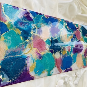 Abstract Resin Painting, Modern Art, Epoxy Resin Painting, Modern Resin Art, Resin Painting, Home Decoration , Multi colors painting gift.