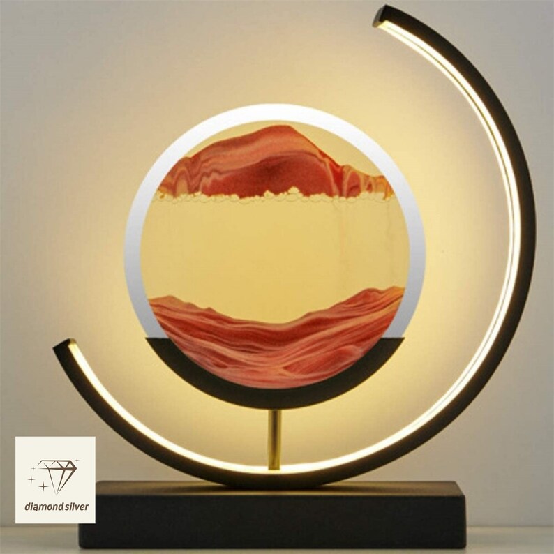 3D Sahara Desert Moving Sand Art Sculpture LED Equipped Etsy UK