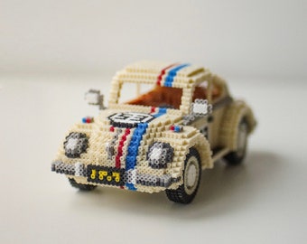 Tutorial sul modello di perline 3D Perler Heribie Beetle