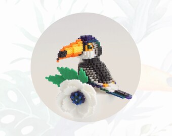 Tukan-3D-Perler-Muster-Tutorial