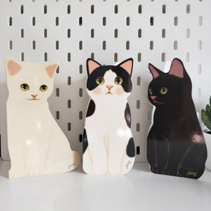 Katze – Pop-Up-3D-Karte, Grußkarte, Geburtstagskarte, niedliche Karte mit stehenden Tieren