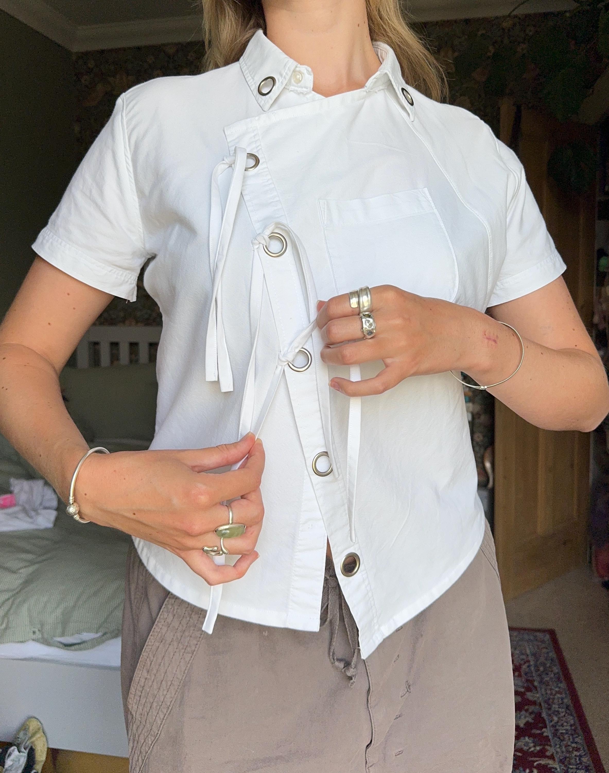 Juno Asymmetric Shirt Digital Pdf Sewing Pattern // UK Size 6-20