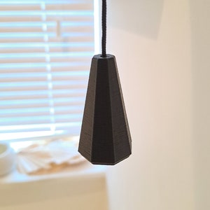 Zwart/Wit Geometrische Badkamerlamp Pull afbeelding 4
