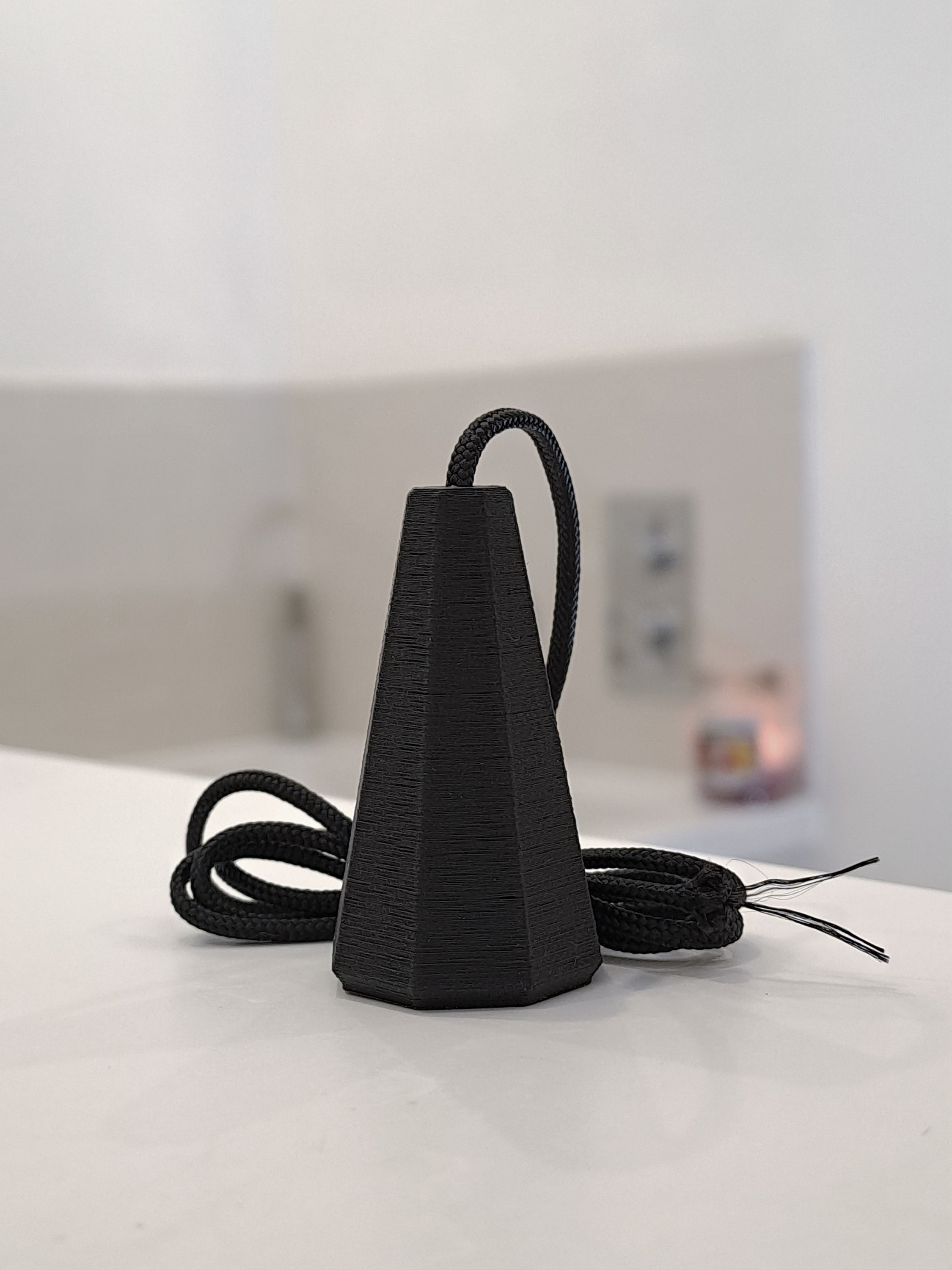 Black / White Geometric Bathroom Light Pull - Etsy UK