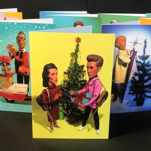 Weihnachtskarten Set - Rock n Roll Marionetten