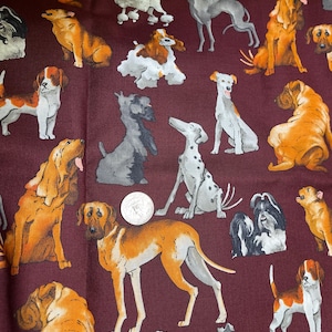 vintage Alexander Henry fabric-dogs!