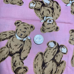 vintage Alexander Henry fabric-teddies!