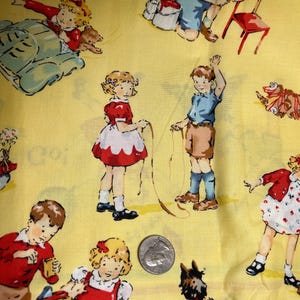 vintage Alexander Henry fabric-children!