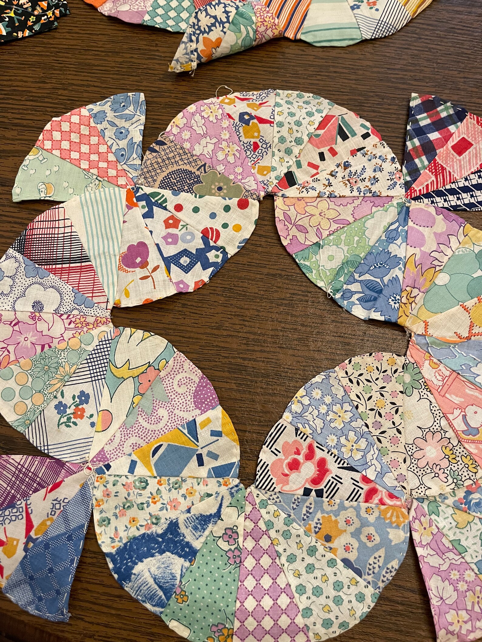 Vintage Mohawk Trail Quilt in Progress1930s Etsy