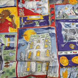 Vintage Alexander Henry Halloween sampler