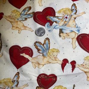 Vintage Alexander Henry fabric-angels!