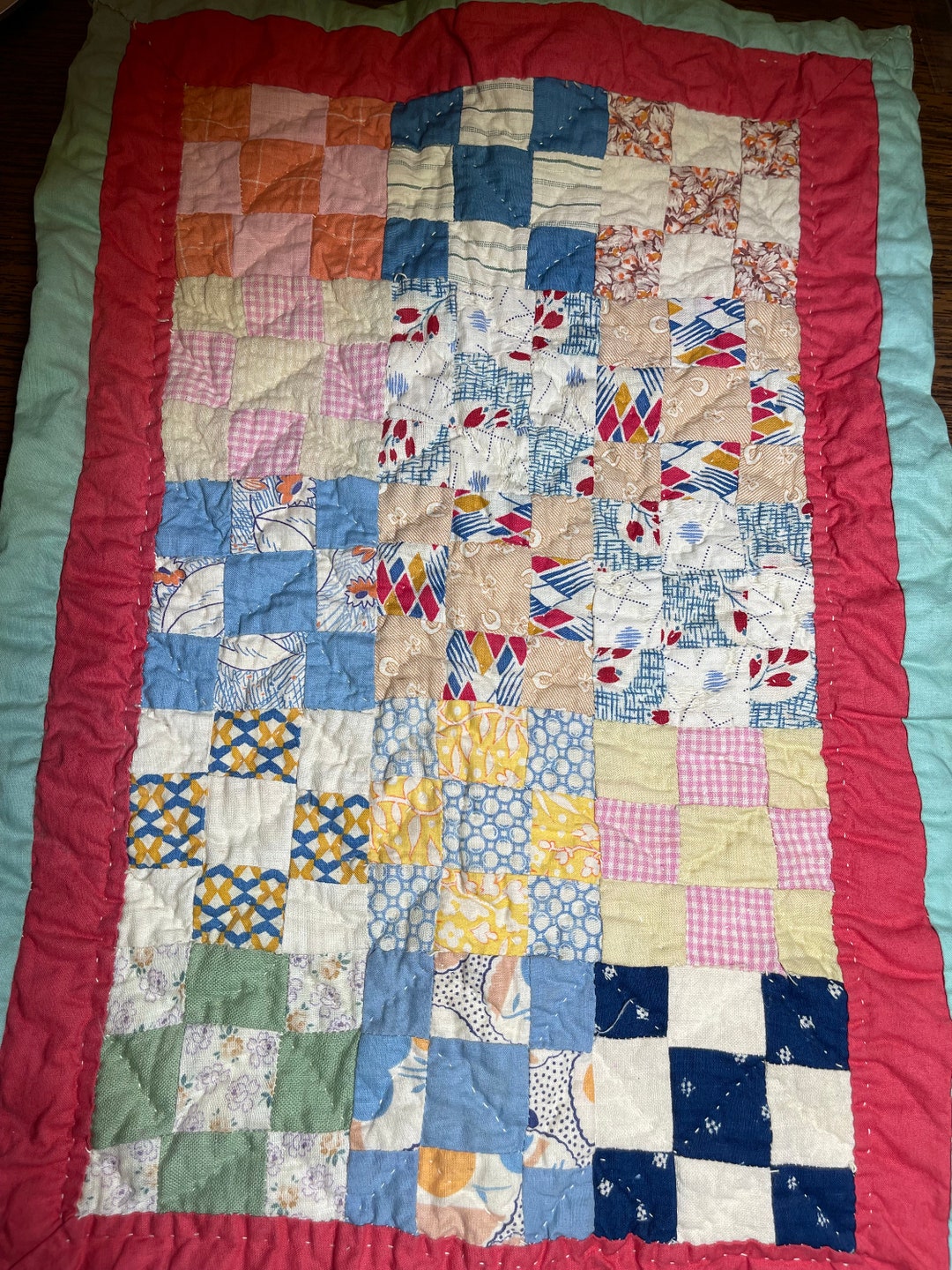 Vintage Doll Quilt1930s Etsy