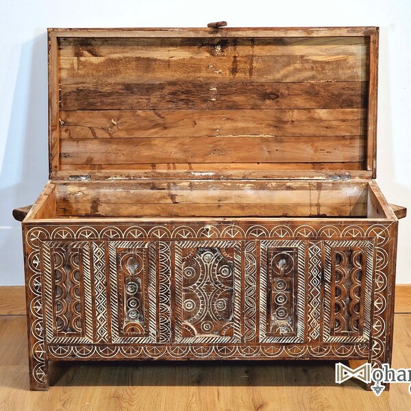 Rustic Wooden Chest - Etsy