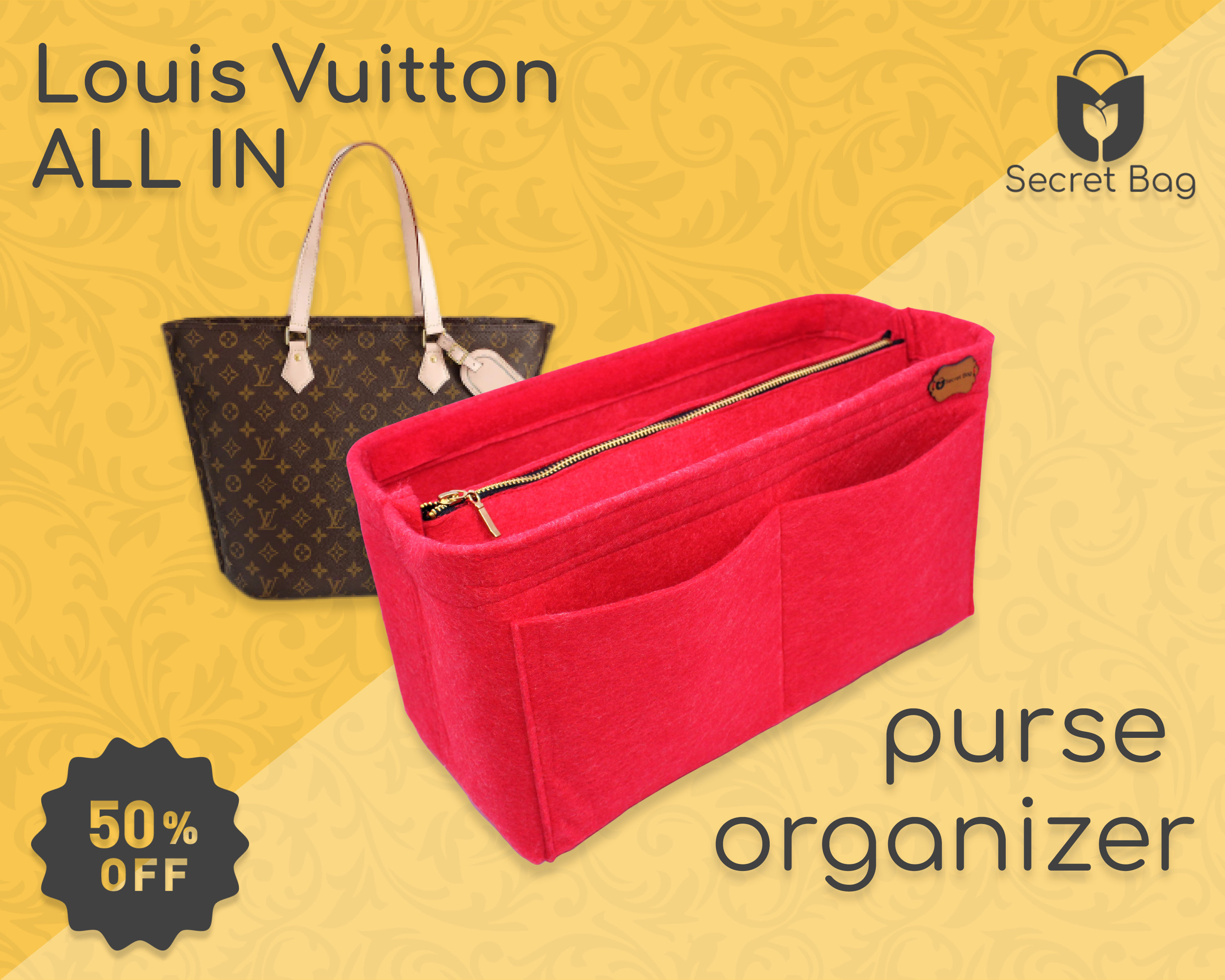 Bag Organizer for Louis Vuitton Artsy MM (Organizer Type A)