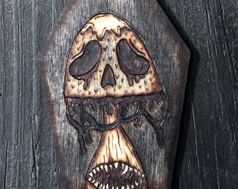 Inky Cap Mushroom Monster coffin Ornament
