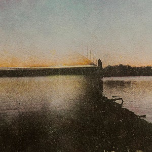 Risograph Print Photography Series: Fading Bridge