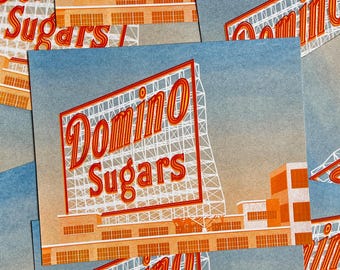 Domino Sugar Baltimore Risograph Print Series 1A