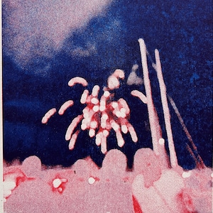 Risograph Print Photograph: Fourth of July