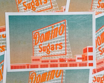Domino Sugar Baltimore Risograph Print Series 1C