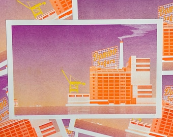 Domino Sugar Baltimore Risograph Print Series 2B