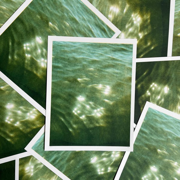 Risograph Photography Series: Water 02B (Large)