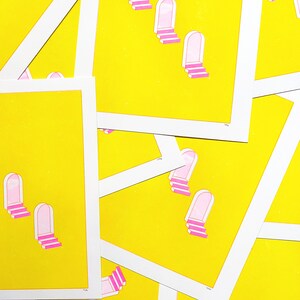 Risograph Print: Arches Stairs Heaven image 3