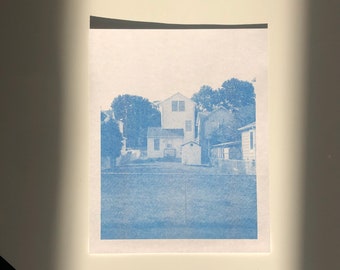 Risograph Photography Print-serie: volkstaal in de voorsteden