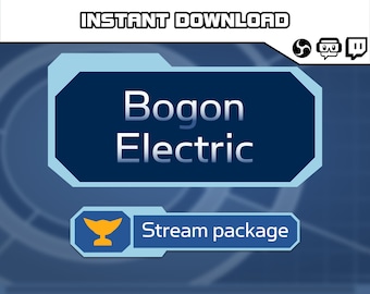 Ratchet & Clank 2 a tema Twitch Pacchetto completo di streaming animato di sovrapposizione - Electric Bogon