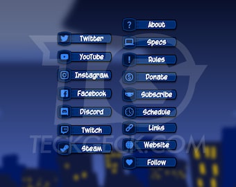 Pannelli Twitch Stream a tema Sly Cooper - Raccoon Midnight