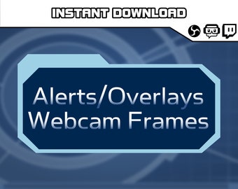 Ratchet & Clank 2 Themed Twitch Animated Alerts/Overlays/Webcam Frames - Electric Bogon