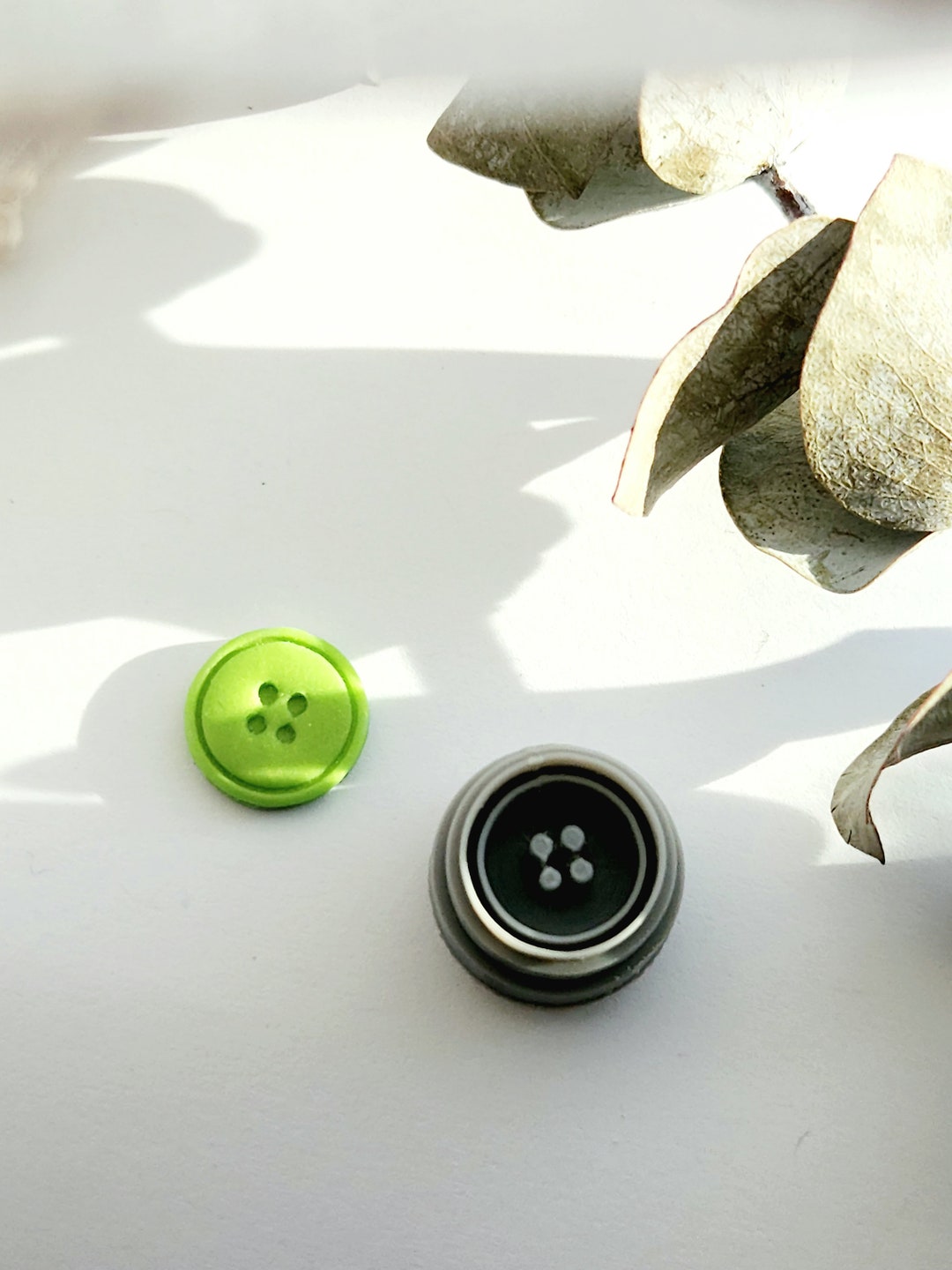 Button N4 Cutter embossed button sewing stitch polymer - Etsy