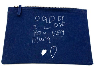 Personalised Zip Bag, Fathers Day Gift, Toiletry Bag