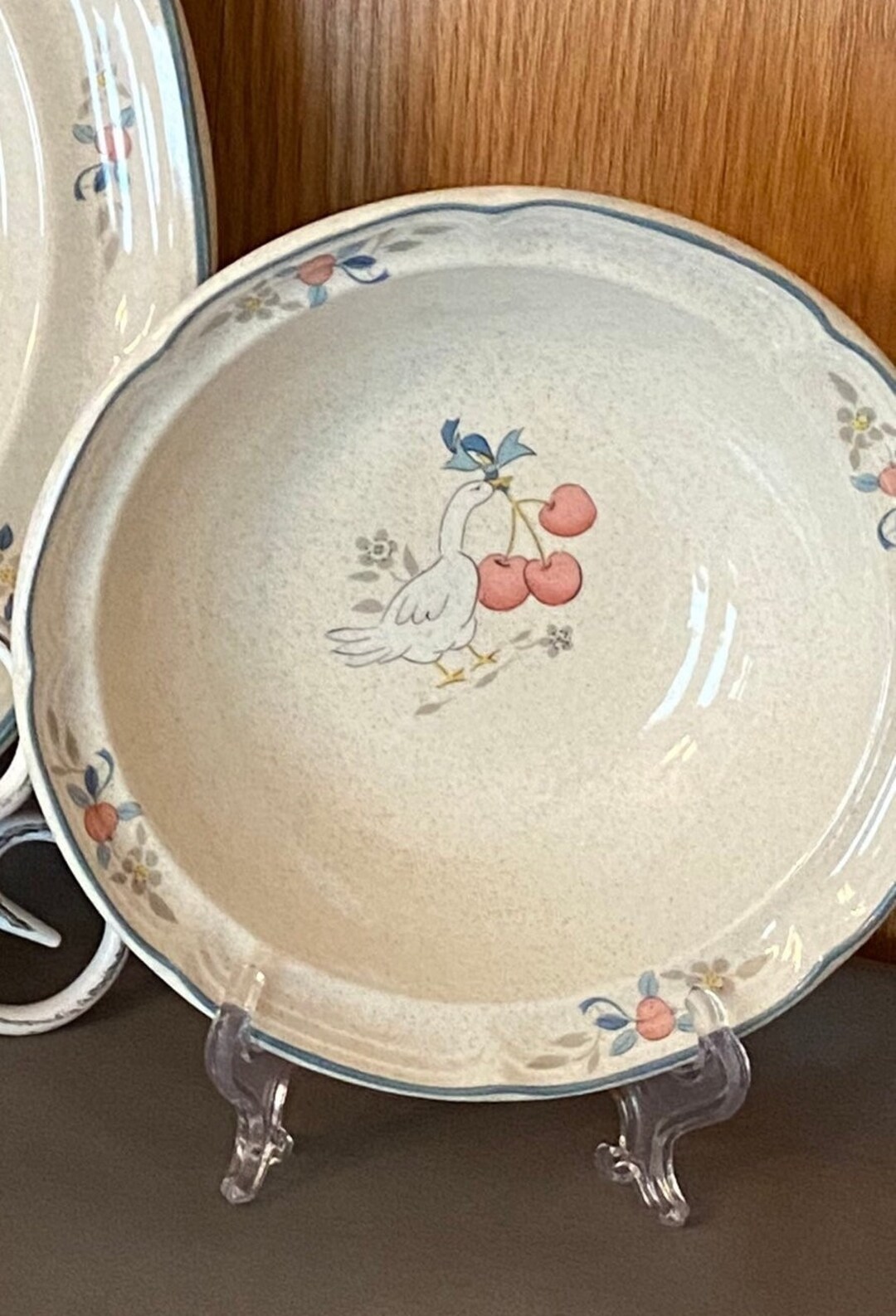 Vintage Dishware by International China. Marmalade Geese Pattern. Etsy