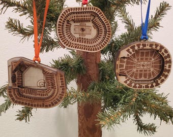 Candlestick Park Oracle Park Chase Center Ornament San Francisco Laser Cut Warriors 49ers Giants Holiday Christmas