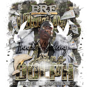 All Over 13x19 Bling Rip Dolph Fan Art Young Digital PNG Sublimation DTF Print File SVG for Shirt Hoodie
