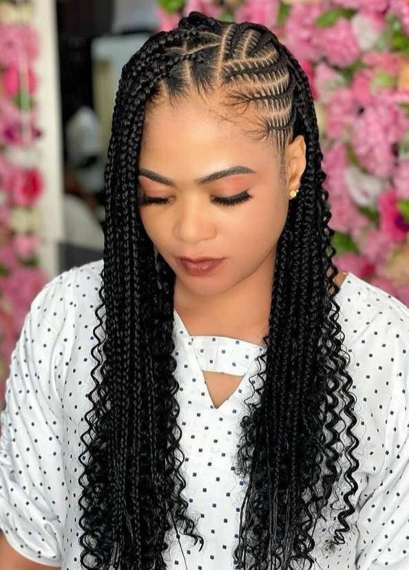 Boho Box Braid Hairstyles