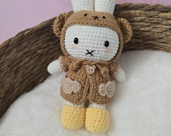 Miffy Crochet Bunny Dolls – Handmade Amigurumi Plush, Collectible Bunny Decor