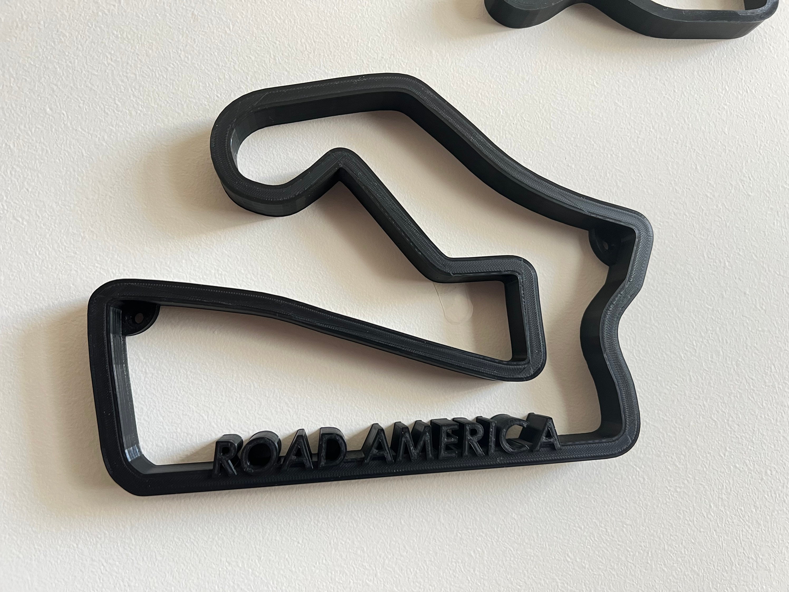 Road America Race Track Wall Art Race Track Decor Race Etsy