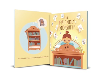 SEL Children's Picture Book: The Friendly Bookshelf.