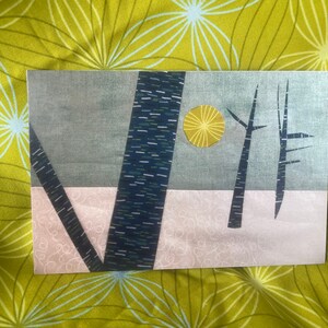 VOTE postcards. 100. Wintry trees