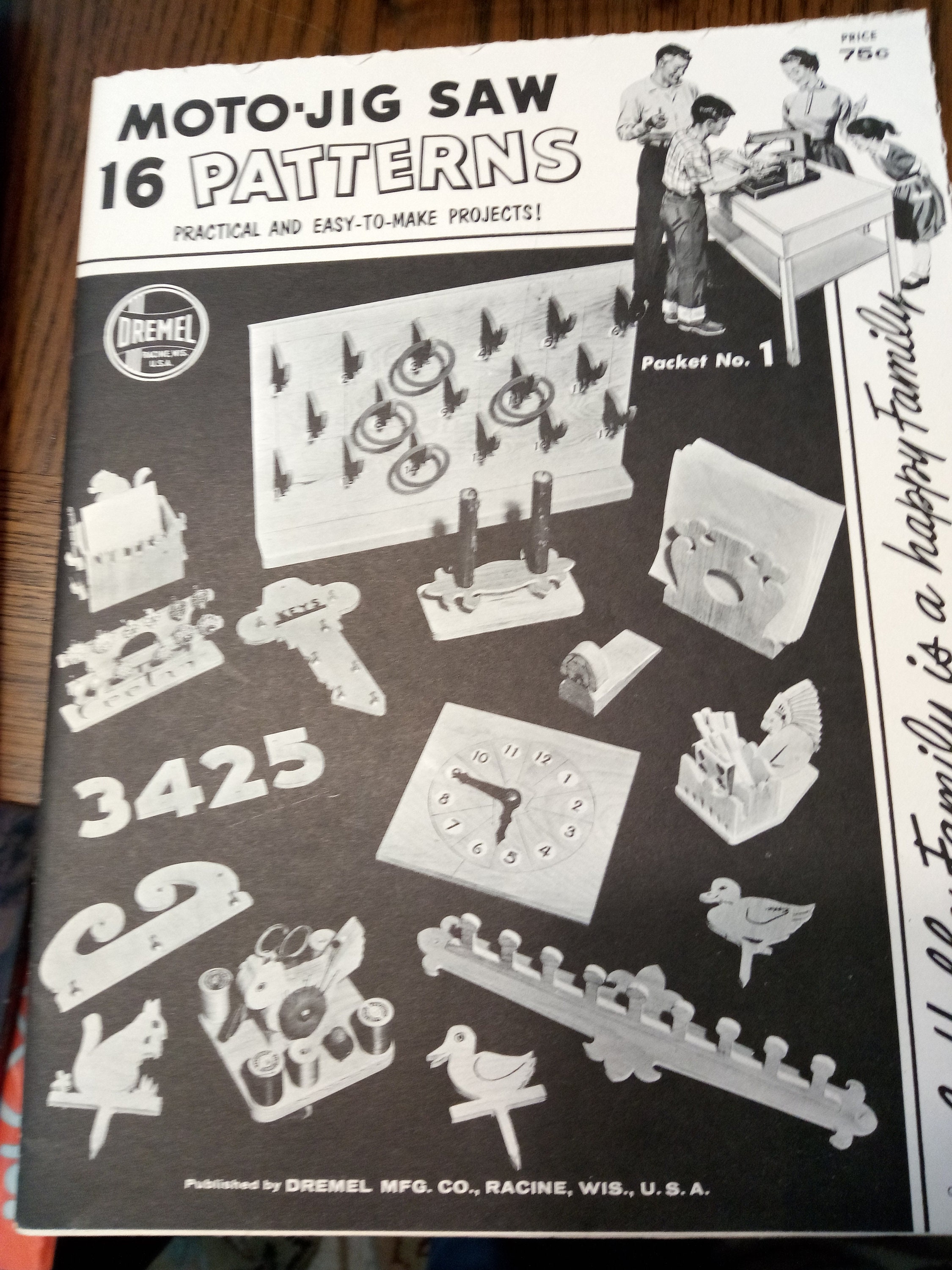 Dremel MOTOJIG SAW Patternslot of 8 Packets 1 Through 8 Etsy