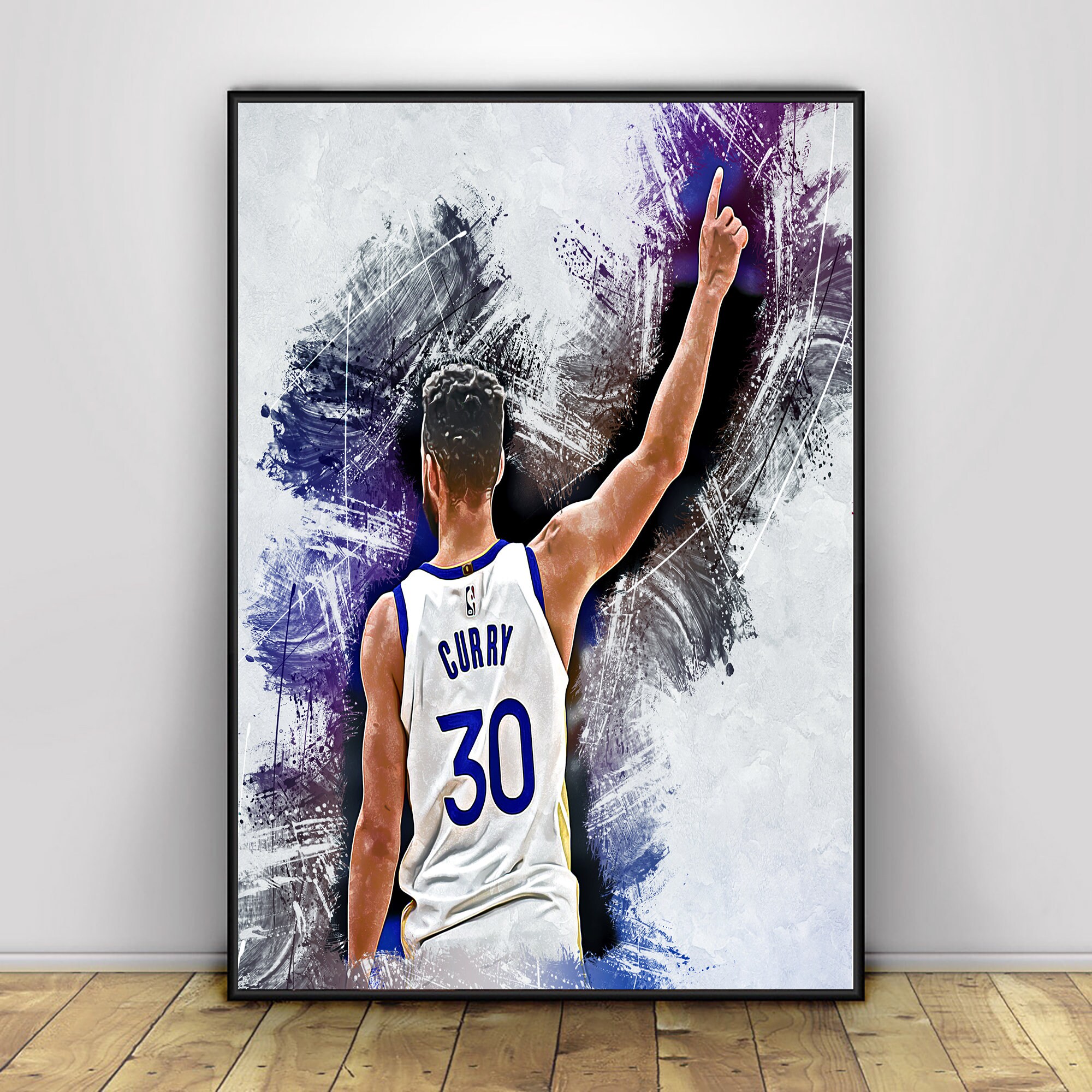 Stephen Curry Golden State Warriors Wall Art Etsy UK