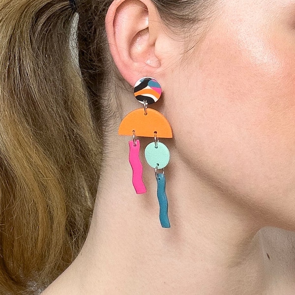 Funky Earrings Etsy
