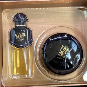 RARE Lancome Magie Noire Gift Box W/ Edt Perfume Spray & Body