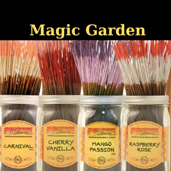 Magic Garden - Hand Dipped Incense Sticks - Choose Your Quantity