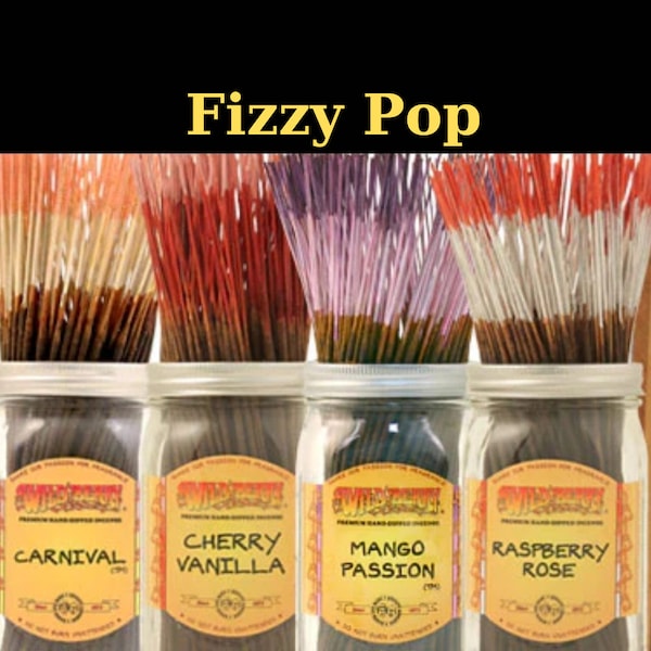 Fizzy Pop - Hand Dipped Incense Sticks - Choose Your Quantity