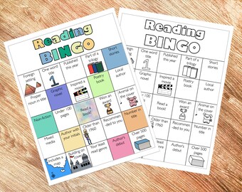 Lectura de BINGO - Página para colorear