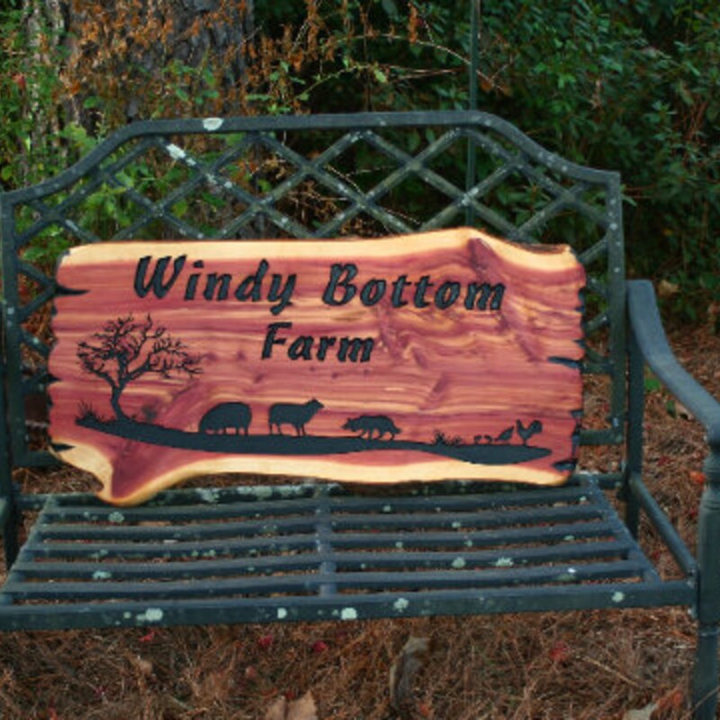 Cedar Wood Signs - Etsy